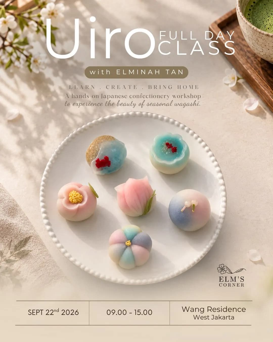Uirō Full-Day Class bersama Elminah Tan
